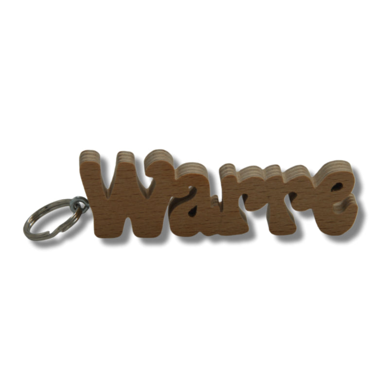 Sleutelhanger met naam Warre