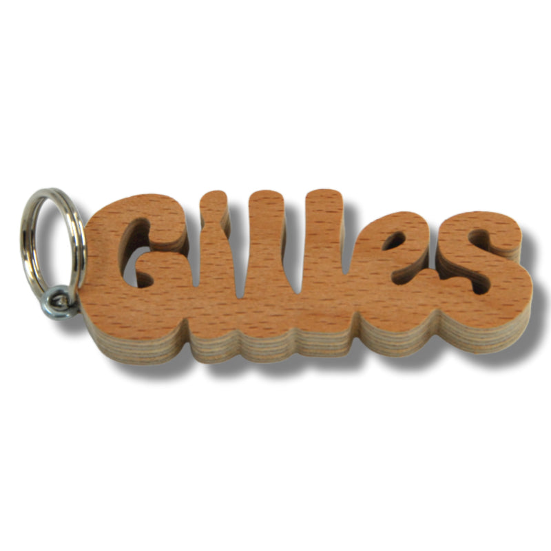 Sleutelhanger met naam Gilles