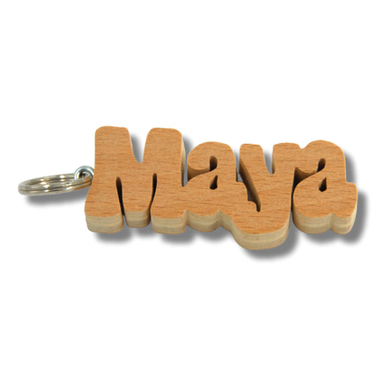 Sleutelhanger met naam Maya