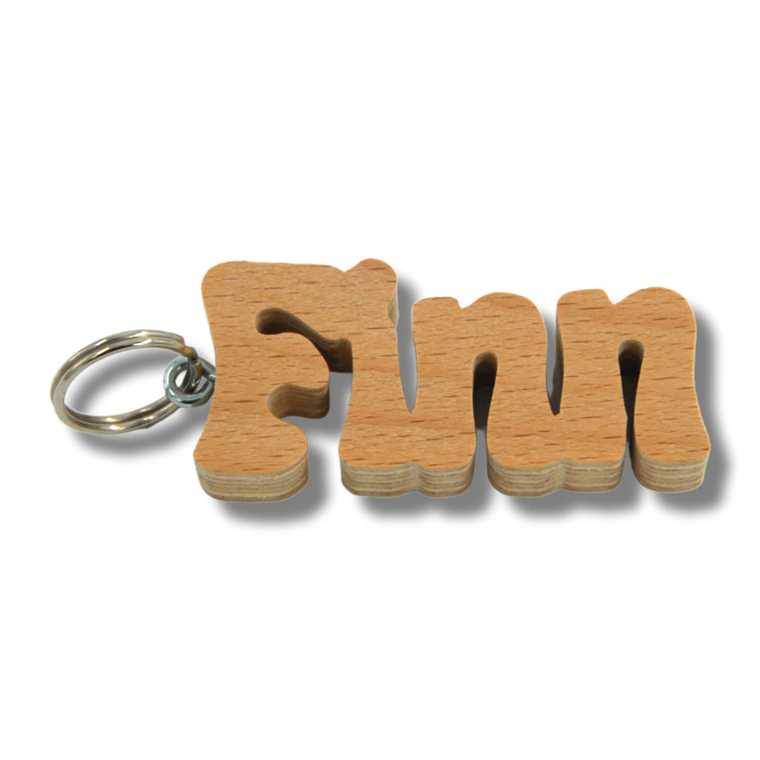 Sleutelhanger met naam Finn