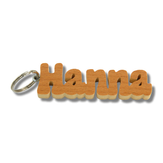Sleutelhanger met naam Hanna