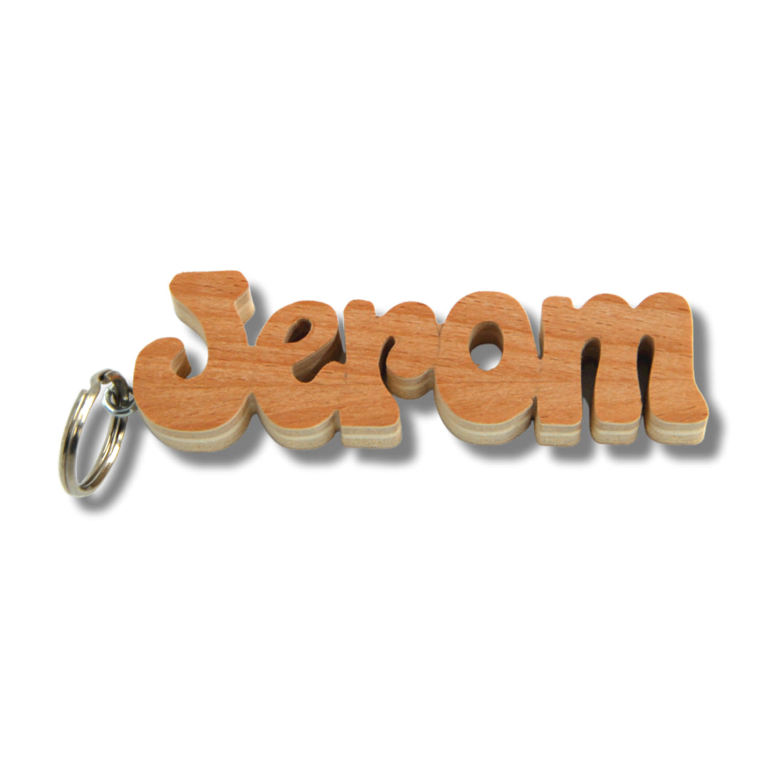 Sleutelhanger met naam Jerom