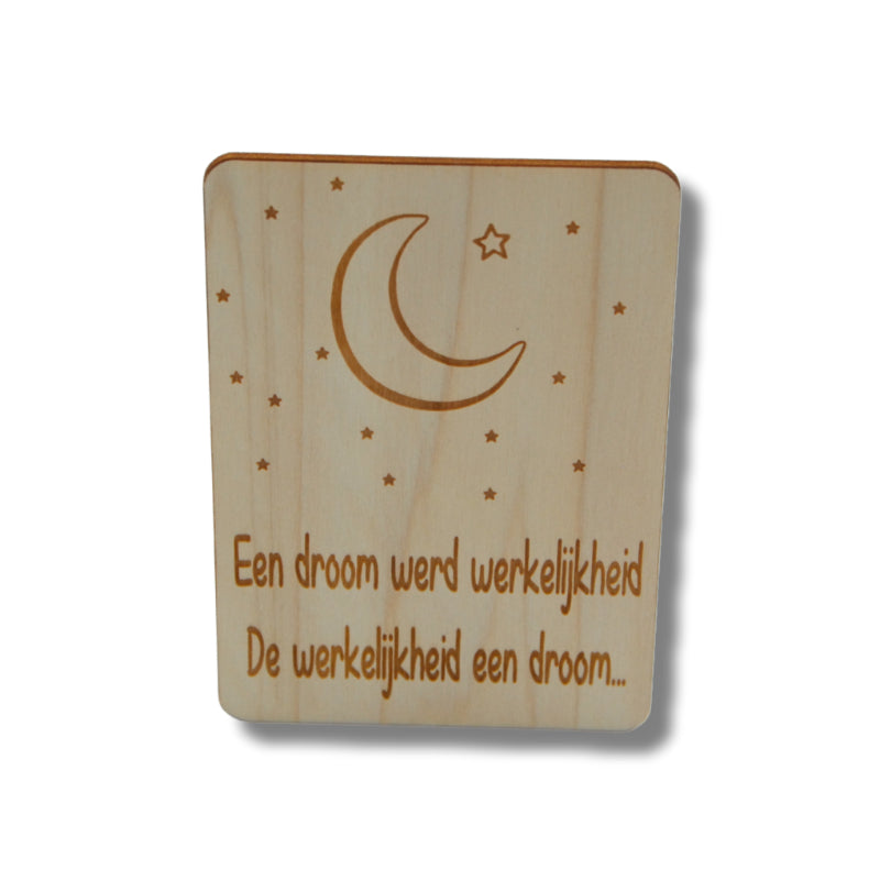 Houten kaart: een droom werd werkelijkheid