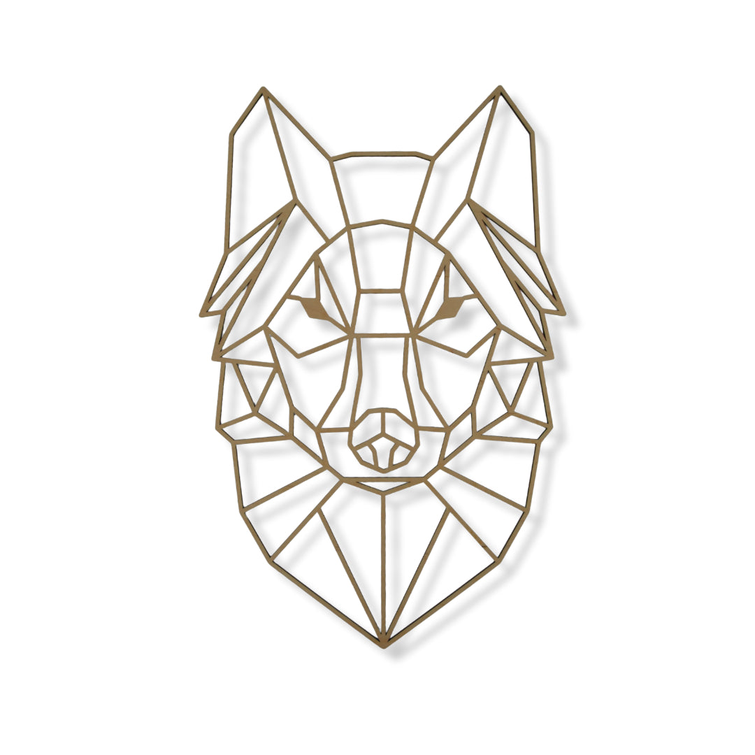 Geometrische figuur wolf