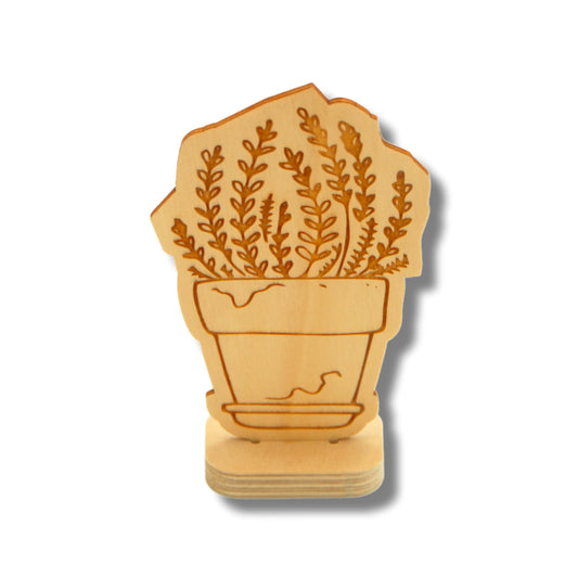 Houten plant 1