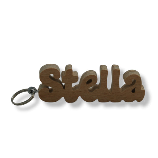 Sleutelhanger met naam Stella