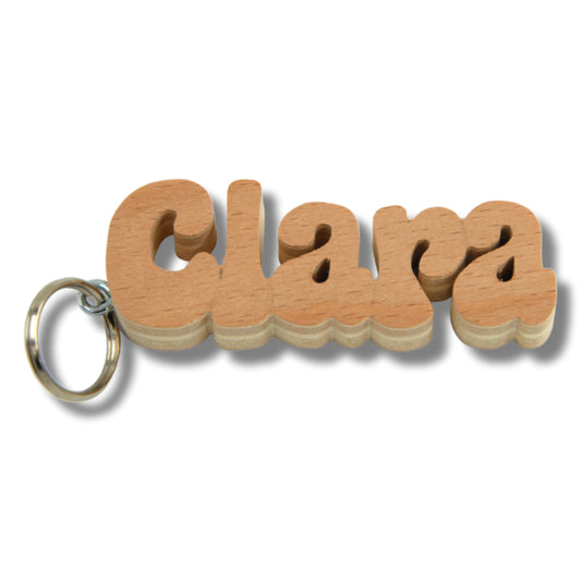 Sleutelhanger met naam Clara