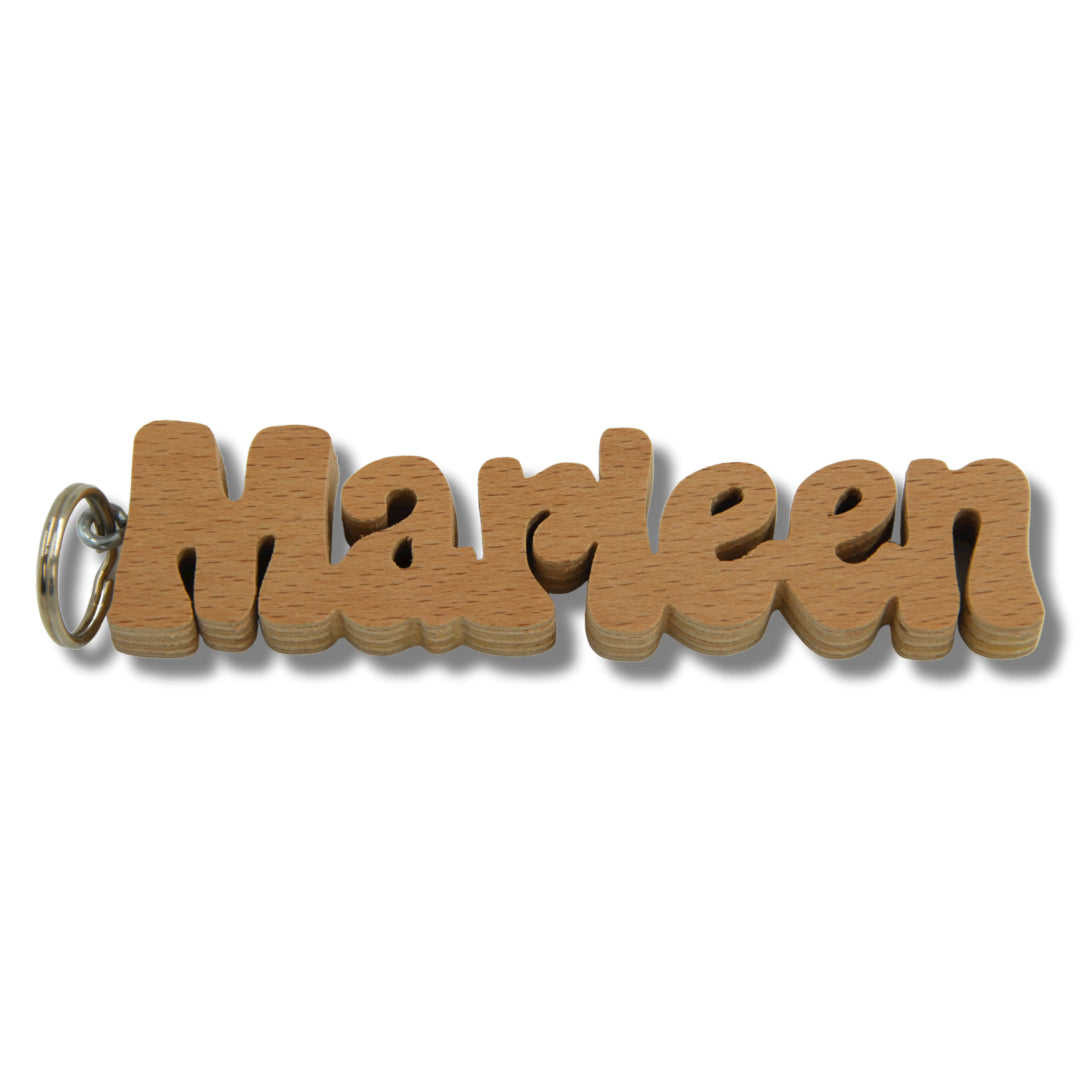 Sleutelhanger met naam Marleen