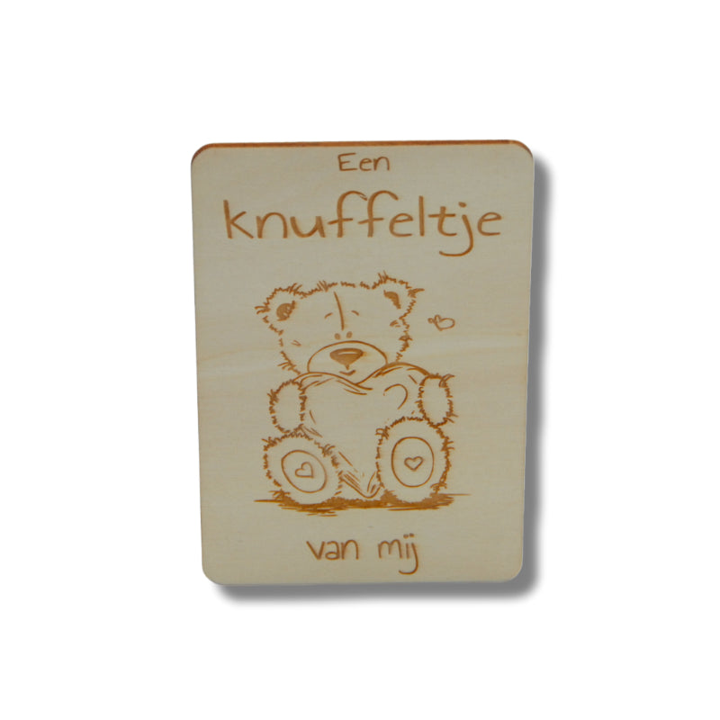 Houten valentijn geschenk